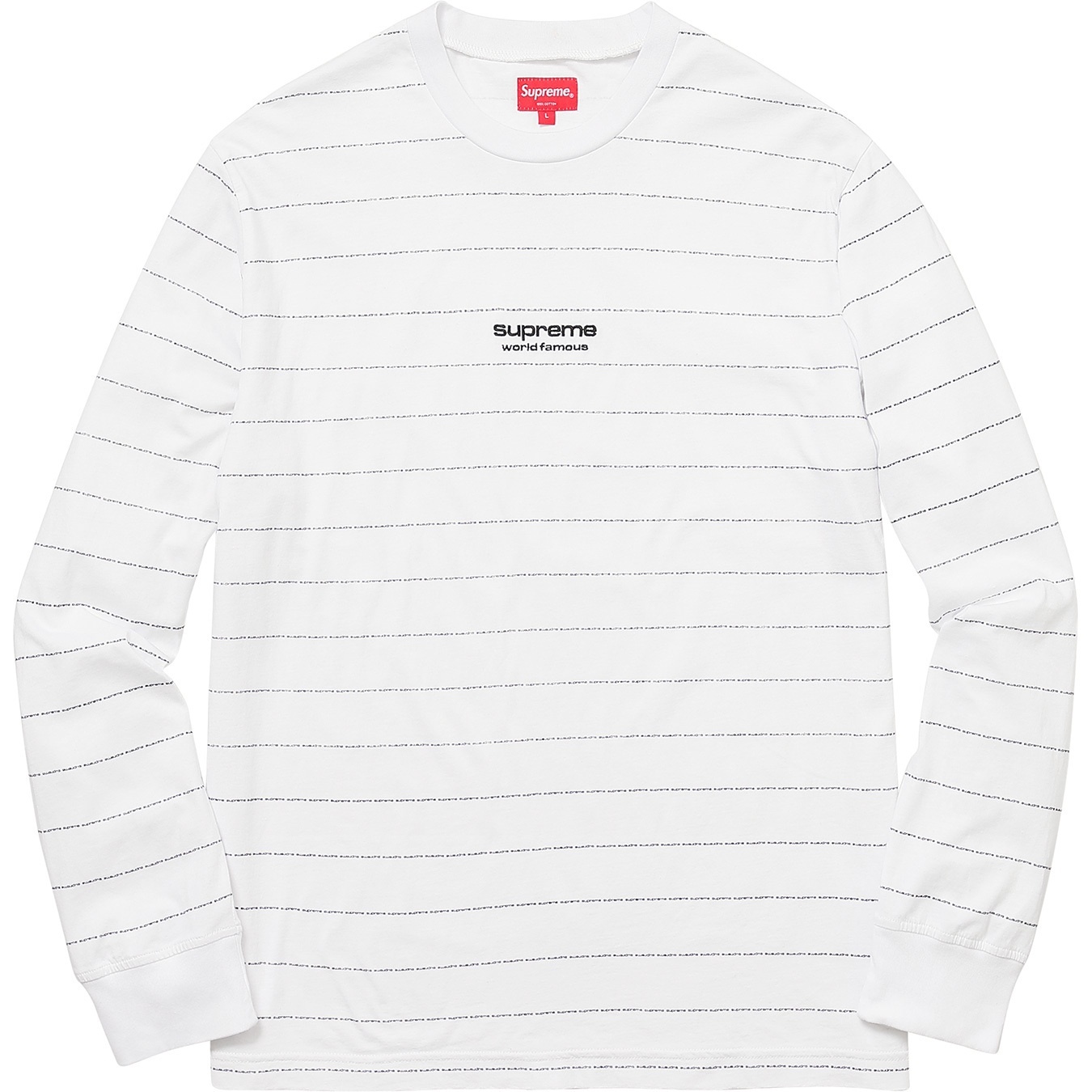 Logo Stripe L/S Top view 6